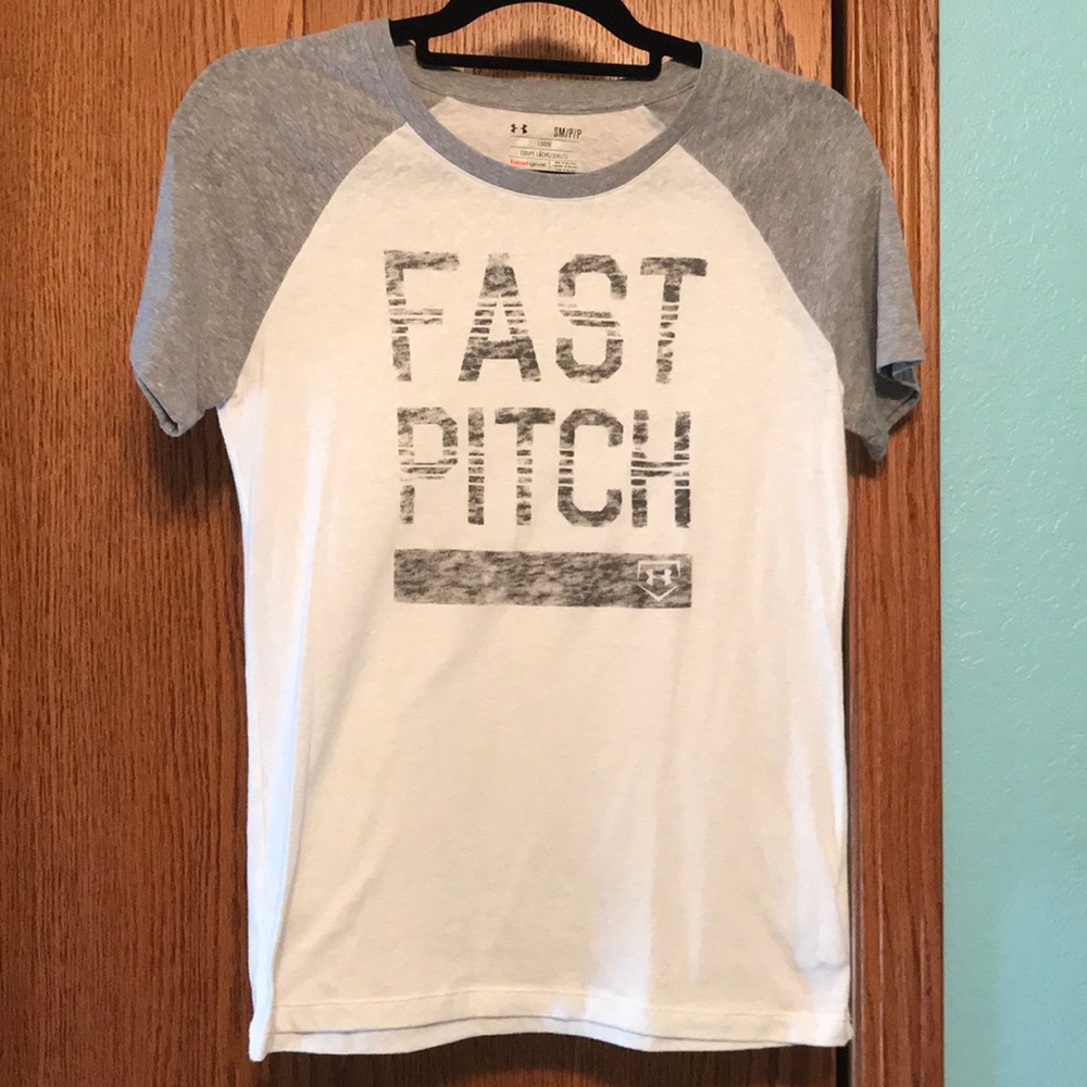 Under Armour short sleeve shirt.